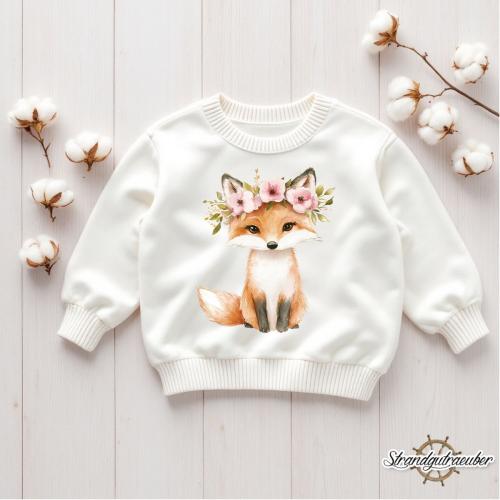 Buegelbild Blumenfuchs